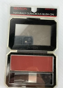 New in Package REVLON NATURALLY GLAMOROUS BLUSH-ON - Deepest Nude **RARE! - Picture 1 of 4