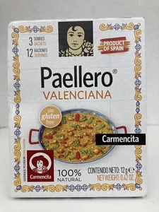 Paella Valenciana Paellero Carmencita condimentos de azafrán sin gluten - Imagen 1 de 5