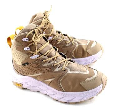 Nuevo HOKA Anacapa Talla 9.5 B Dune Tan/Lila Mujer Mid GTX Trail Zapatos Precio de venta sugerido por el fabricante $185 Foto 1 de 4