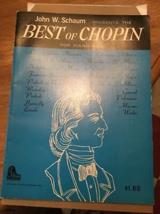 John W Schuam Best Of Chopin Piano Solo Music Book - Picture 1 of 5