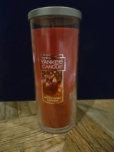 YANKEE CANDLE SPICED BERRY SANGRIA 20 OZ 1 WICK CANDLE Only One On EBAY - Picture 1 of 5
