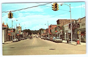 Walsenburg Colorado Street Junction Standard Ölschild Postkarte B625 - Bild 1 von 2