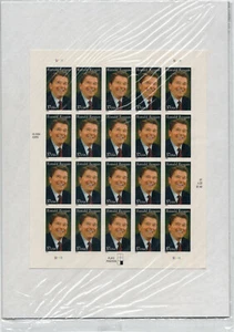 Scott #3897 Ronald Reagan (California Governor) Sheet of 20 Stamps - Sealed Whit - Picture 1 of 2