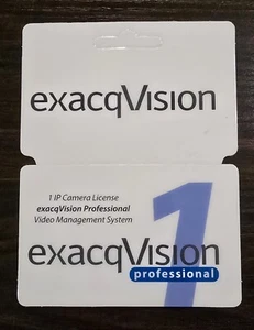 Tarjeta de licencia profesional ExacqVision IP red cámara licencia ACEVIP01-01 - Imagen 1 de 2