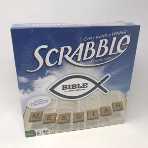Scrabble Board Game Bible Edition Every Word is a Winner Crossword Game Sealed - Picture 1 of 6