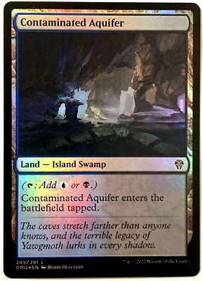 MTG Contaminated Aquifer Dominaria United 245/281 FOIL Common - Image 1 of 2
