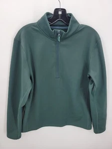 Stoic Pullover Sweater Herren Medium Grün Quarter Zip Langarm Active Outdoor - Bild 1 von 6