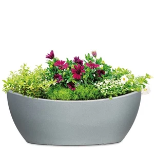 Scheurich Pflanzschale Wave Flacher Blumentopf Versch. Farben und Größen - Bild 1 von 6