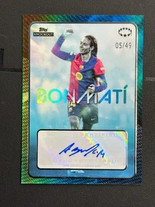 2024 Topps Knockout AITANA BONMATI Auto Blue /49 #Z - Picture 1 of 2
