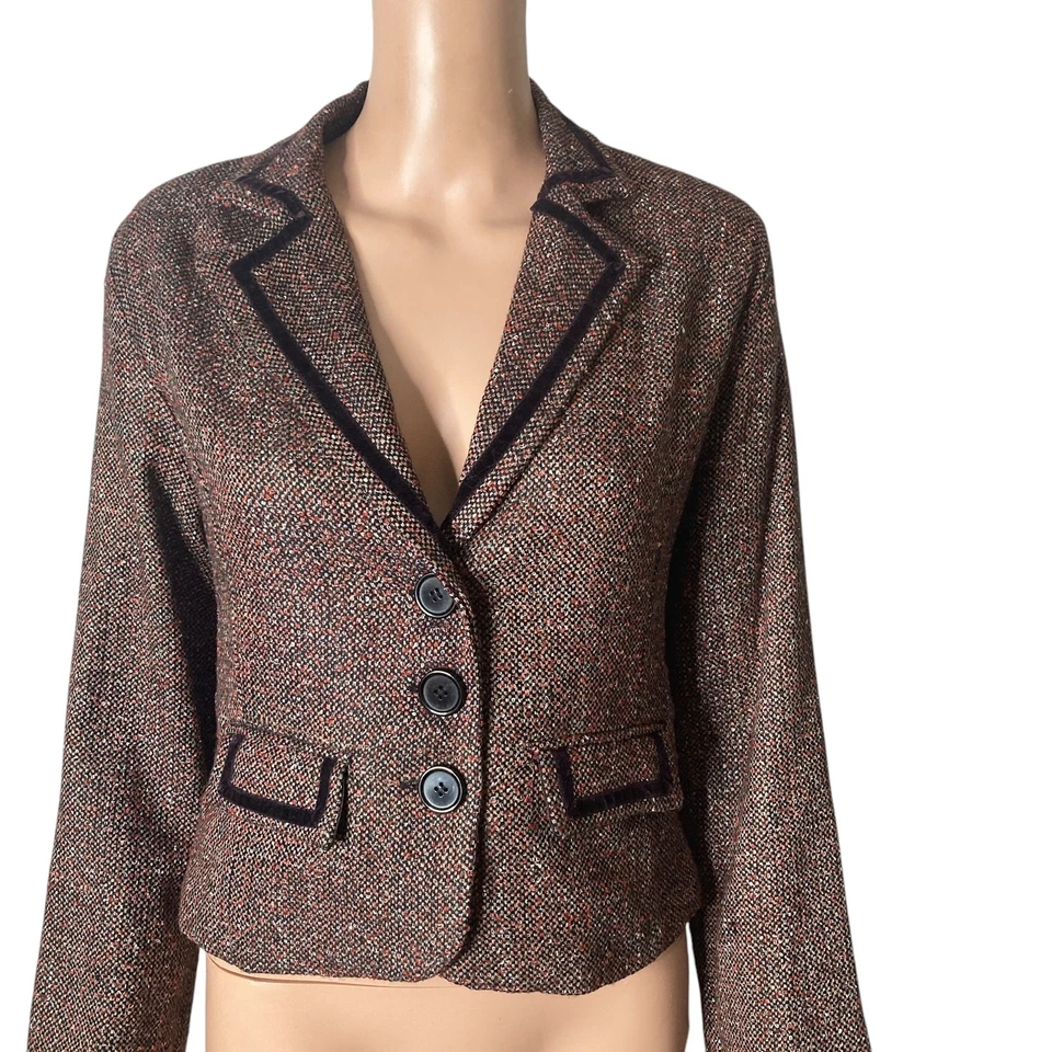 Blazer vintage Y2K Rampage para mujer mediano multicolor tres botones  Foto 1 de 4