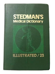 Stedman's Medical Dictionary Illustrated/23rd 1976 Copyright Vintage Study Guide - Picture 1 of 7