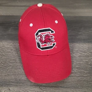 South Carolina Gamecocks University Vtg NCAA Sports Strap Adjustable Hat Cap Red - Picture 1 of 9