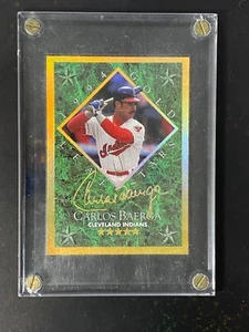 1994 Leaf - Gold Stars - Carlos Baerga - #9 - Indians - / 10000 - NrMt-Mt - Bild 1 von 2