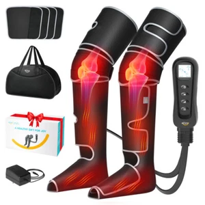 Men Women Dad Mom, Leg Massager for Circulation and Pain Relief with Heat and C - Picture 1 of 7