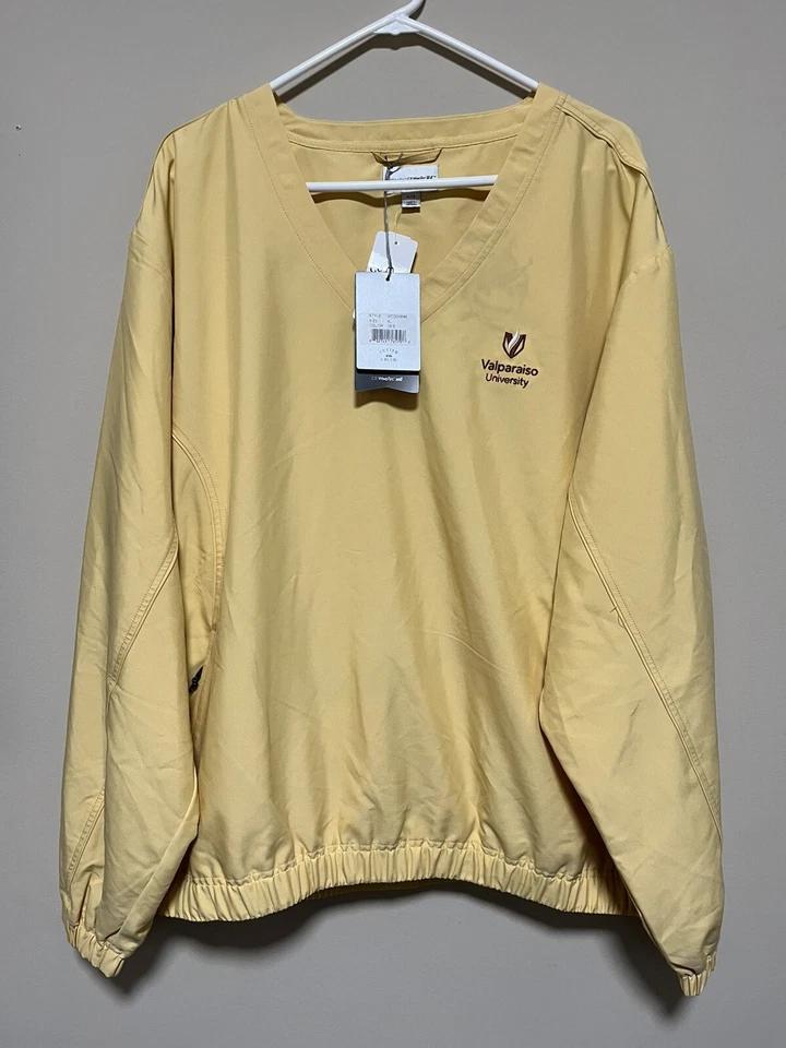 Chaqueta cortavientos Valparaiso Crusaders para hombre XL pulóver amarillo golf ligero Foto 1 de 4