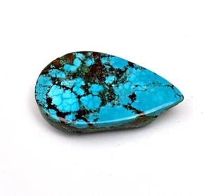 Natural Blue Bisbee Turquoise Cabochon 15.45 Ct Loose Gemstone - Picture 1 of 5