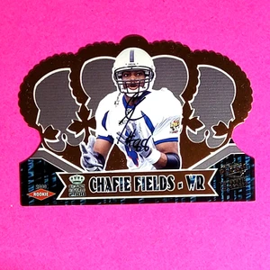2000 Pacific Crown Royale Rookie Auto Chafie Fields #122 Rookie Auto RC - Picture 1 of 1