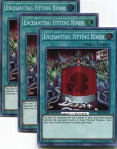 3 X YU-GI-OH ENCHANTING FITTING ROOM PROMO SUPER RARE NM/MINT STP2-EN014 - Picture 1 of 1