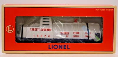 LIONEL 3470 U.S. ARMY TARGET LAUNCHER TRAIN CAR 6-19824 MIB O Gauge 1:48 Scale - Image 1 of 4