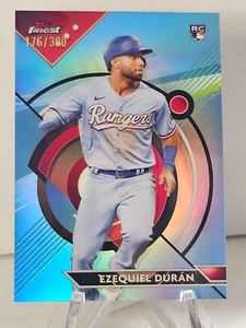 2023 Topps Finest 70 Ezequiel Duran RC Sky Blue Refractor /300 - Picture 1 of 2