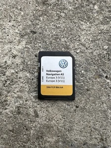 SD CARD NAVIGATION AS EUROPA 3 2020 V11 VW DISCOVER MEDIA 2 PASSAT TIGUAN GOLF - Bild 1 von 2