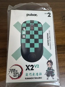 New Pulsar X2 Tanjiro Kamado Wireless Mouse paw3395 Japan limited Demonslayer - Picture 1 of 2