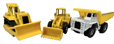 Bulldozer Quarry Truck And End Loader 1/64 Mixed Lot Of 3 Diorama - Image 1 of 4