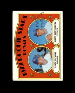 Monty Montgomery Hand Signed 1972 Topps Rookie Stars Kansas City Royals Autograp - Picture 1 of 2