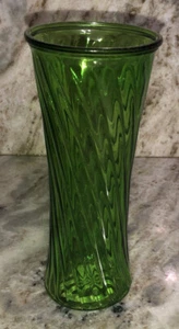 Green Floral Vase 8”H x 3 1/2”W Valentines,Easter,Xmas,Weddings,Everyday Use-NEW - Picture 1 of 12