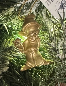 Adorno de Navidad Gold Dopey Blancanieves y siete enanitos 2025, edición limitada - Imagen 1 de 1