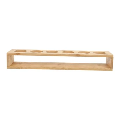  Plateau porte-verres à vin : Présentoir en bois pour 6 verres à liqueur, idéal - Image 1 of 4