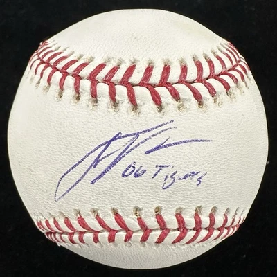 Bola de beisebol autografada Justin Verlander 06 Tigers Rookie Signature PSA/DNA LOA - Imagem 1 de 3
