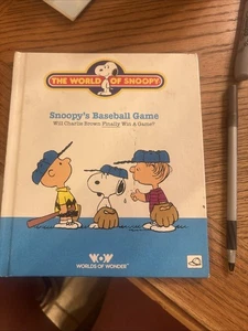 Vintage Snoopy Baseball Spiel Hardcover von Mendelson, Lee 1986 Die Welt von Snoopy. - Bild 1 von 2