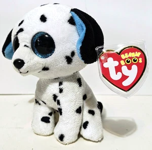 Ty Beanie Boos - Fetch Dalmatian Dog Glitter Eyes 6" NEW MWMTs Plush Stuffed Toy - Bild 1 von 5