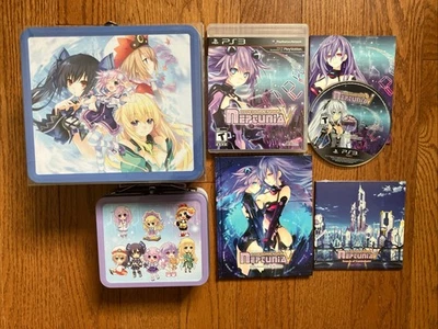 Fiambrera Hyperdimension Neptunia Victory Edición Limitada PS3 Estuche de Lata SI LE Foto 1 de 4