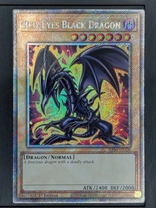 Yu-Gi-Oh RED-EYES BLACK DRAGON RA04-EN109 Platinum Secret Rare - Bild 1 von 1