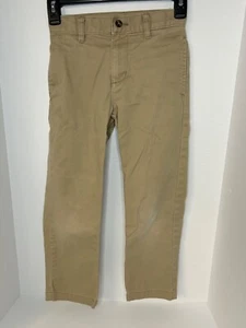 Boys Pants Sz 7 Khaki Wonder Nation Walmart Tan Beige School Uniform - Picture 1 of 7
