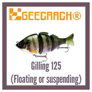 Geecrack Gilling 125 Swimbait - schwimmend oder hängend und Farbe wählbar - Bild 1 von 7