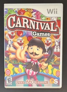 Carnival Games (Nintendo Wii, 2007) Game CIB Complete Tested Vintage Authentic U - Picture 1 of 3