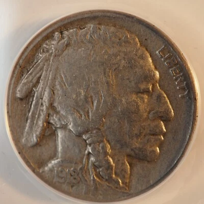 1918 *S* Buffalo Nickel *ANACS F 12 DETAILS - SCRATCHED/CLEANED* G1069 - Image 1 of 4