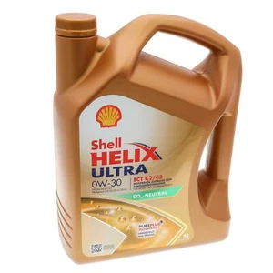 5 Litre Original Shell Helix Ultra Ect C2/C3 0W30 Huile 550046305 Api Sn Lot