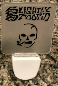 New Slightly Stoopid LED Night Light Vinyl Decal Light 120V .4w with skull - Picture 1 of 3