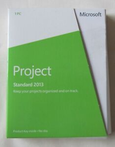 Microsoft Project Standard 2013, Full UK Retail box, 076-05068, Product Key, COA
