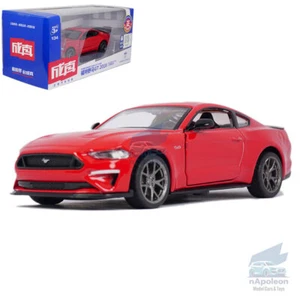 1/34 Ford Mustang GT 2018 Model Car Diecast Toy Vehicle Kid Gift Collection Red - Picture 1 of 12