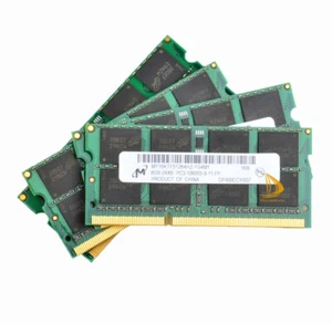 4PCS 8GB RAM Micron 2RX8 DDR3 1333MHz PC3-10600S 204PIN SO-DIMM Memory Laptop, - Picture 1 of 12