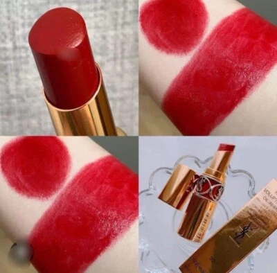 YSL Rouge Volupté Shine aceite en barra en 92 Rouge Caftan - tamaño completo nuevo en caja Foto 1 de 4