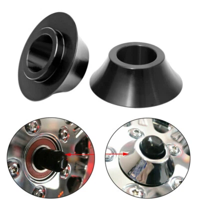 Separadores de rueda de eje cónico delanteros de 1" 25 mm para motocicleta para Harley Touring 2008-2020 Foto 1 de 4