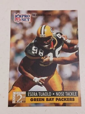 Esera Tuaolo Green Bay Packers 1991 Pro Set Rookie Card #764 - Image 1 of 2