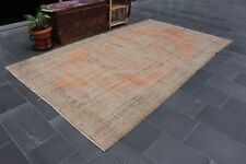Handmade rug, Turkish rug, Bohemian rug, Rustic decor, 5.8 x 9.8 ft MBZ2395