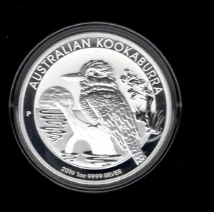 Australien 1 Unze Silber Kookaburra 2019 Stempelglanz top Qualität !! - Bild 1 von 1